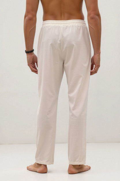 NOBA Cotton & Linen Blend Drawstring Pants