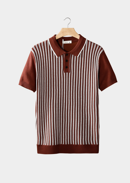 NOBA VERTICAL STRIPED POLO